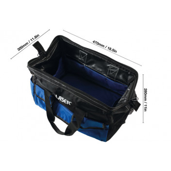 LASER Heavy Duty Toolbag 18",5018341078461"