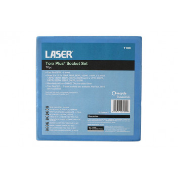 LASER Torx®  Plus EPR Socket Set 16pc