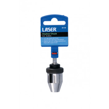 LASER Keyless Chuck 0.4 - 6.4mm