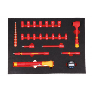 LASER Insulated Socket Set in Foam Inlay