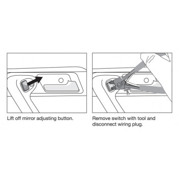 LASER Mirror Switch Removal Pliers - BMW