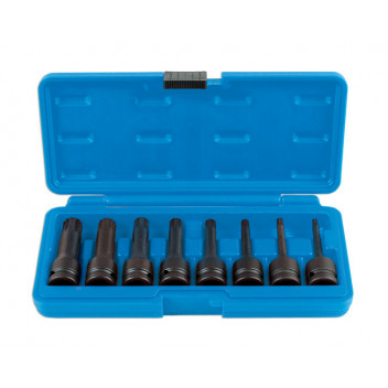 LASER Spline Bit Set 8pc 1/2D"
