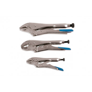 LASER Locking Grip Wrench Set 3 pc