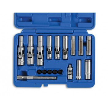 LASER Specialist Thin Walled Glow Plug Socket Set 18pc