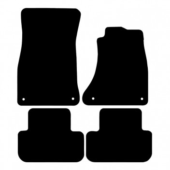 Carpet Mat Set Audi A4 2008>2015 (4 CLIPS)