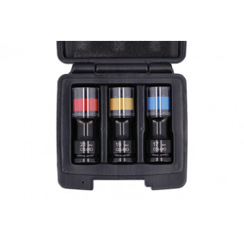 LASER Alloy Wheel Torsion Socket Set 3pc