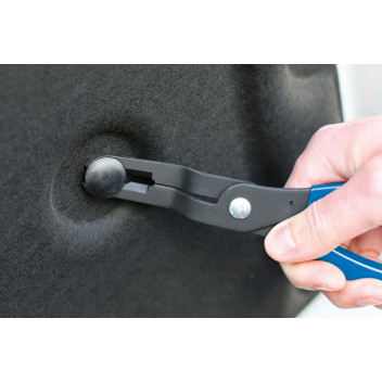 LASER Trim Clip Pliers - 35 Degree Offset