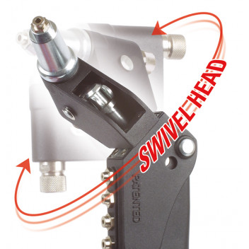 LASER Nut/Riveter Set - Swivel Head