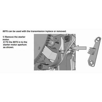 LASER Flywheel Locking Tool - for JLR Diesel Engines