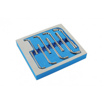 LASER Go Thru Angled Socket Spanner Set 8pc