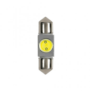 12V 5W 36MM Festoon Bulbs WHITE HYPER-LED 1smd (1)