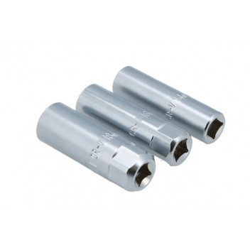 LASER Thin Wall Spark Plug Socket Set 3pc