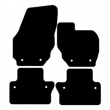 Carpet Mat Set VOLVO V70 2008- manual