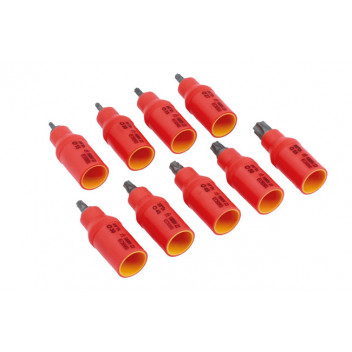 LASER Insulated Star Bit Socket Set 3/8D 9pc"