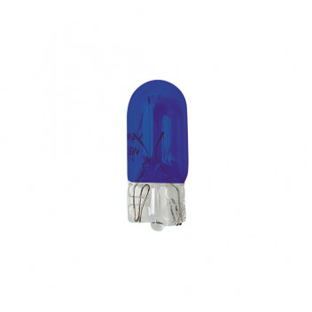 12V 5W Wedge Bulbs 501 Bulbs BLUE PAIR (2)