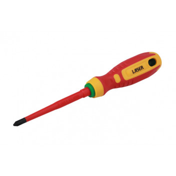 LASER Phillips Insulated Screwdriver Ph2 x 100mm