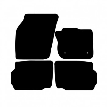 Carpet Mat Set FORD MONDEO 2015>  (4 PIECE + 2 CLIPS)