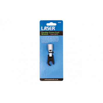LASER Flexible Crows Foot Wrench 11mm 3/8D"