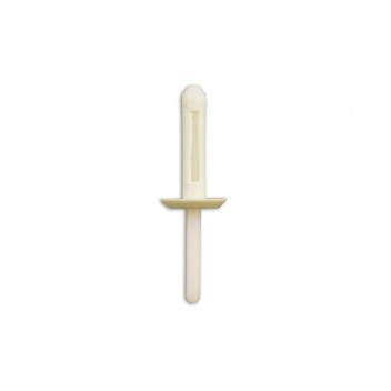 CONNECT Trim Rivet White Plastic for General Use ( GM ) Pk 5
