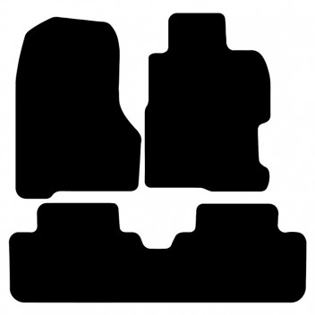 Carpet Mat Set HONDA Civic 01-06 3dr (3pc)(2 holes)