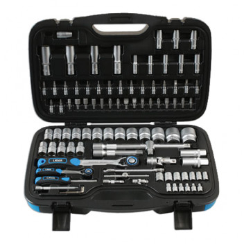 LASER BF Socket Set  1/4D & 1/2"D 95pc"