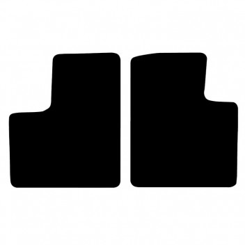 Rubber Mat Set FIAT DOBLO VAN  (2 PIECE + NO CLIPS)