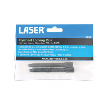LASER Flywheel Locking Pins -  Chrysler/Jeep 2.5/2.8CRD
