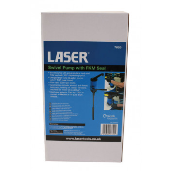 LASER Swivel Pump with FKM Seal
