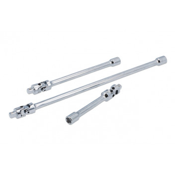 LASER Universal Joint Extension Set Spring Loaded 1/4D 3pc"