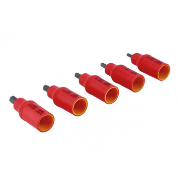 LASER Insulated Hex Bit Socket Set 3/8D 5pc"