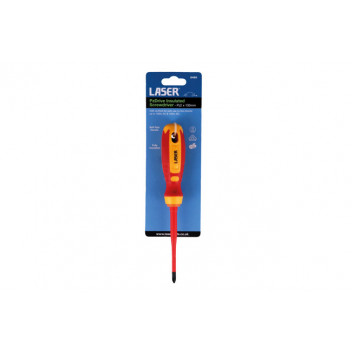LASER PzDrive Insulated Screwdriver Pz2 x 100mm