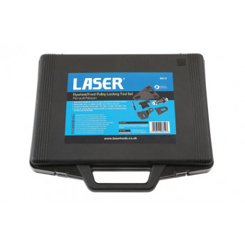 LASER Flywheel/Front Pulley Locking Tool Set - Renault/Nissa