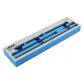 LASER Impact Extension Bar Set  1/4D 6pc"