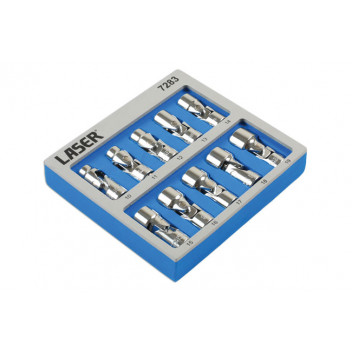 LASER Universal Joint Socket Set 3/8D  10pc"