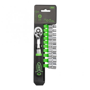 1/4 72-Teeth Ratchet With 12-Point Sockets"