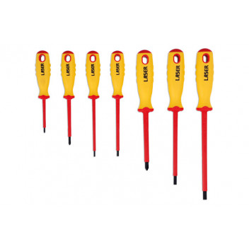 LASER Screwdriver Set - VDE 7pc