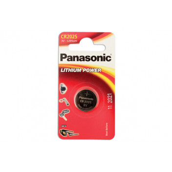CONNECT Panasonic Coin Cell Battery CR2025 3V 1pc x 12