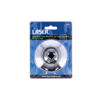 LASER Oil Filter Cup Wrench 78.7 x 15 Flats for Hyundai/KIA