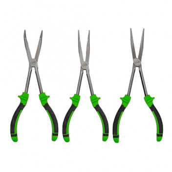 3 Pieces Long Reach Plier Set 0?, 45?, 90?