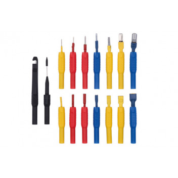 LASER Assorted Test Lead Adaptor Set 16pc