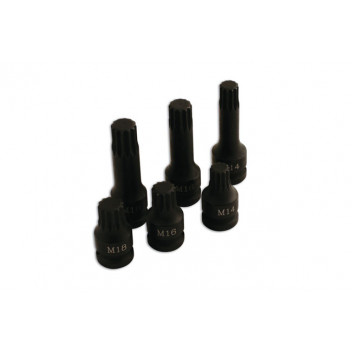 LASER Spline Bit Set - 6pc