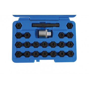 LASER Locking Wheel Nut Key Set - VAG  22pc