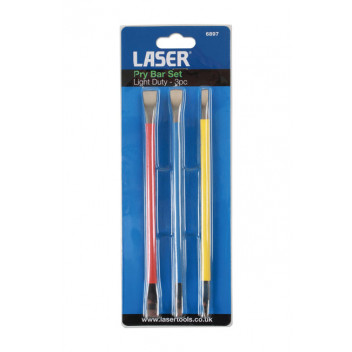 LASER Pry Bar Set - Light Duty 3pc