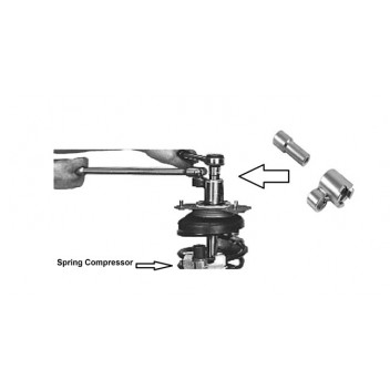 LASER Front Strut Top Nut Wrench/Holding Tool - Volvo