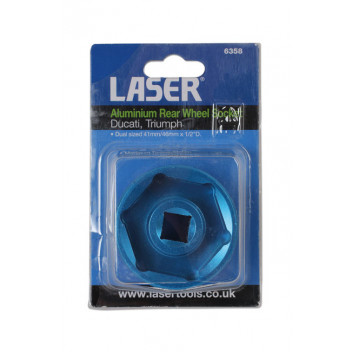 LASER Aluminium Rear Wheel Socket 41mm/46mm
