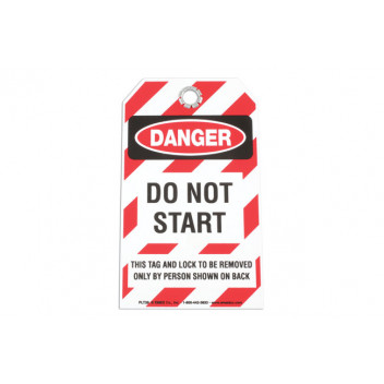 LASER Safety Tag- DO NOT START
