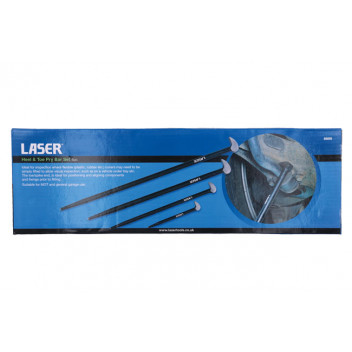 LASER Heel & Toe Pry Bar Set 4pc
