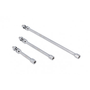 LASER Universal Joint Extension Set Spring Loaded 1/4D 3pc"