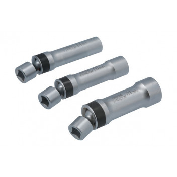 LASER Universal Joint Spark Plug Socket Set 3/8D 3pc"