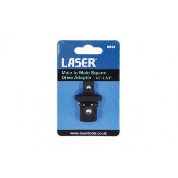 LASER Male to Male Square Drive Adaptor- 1/2 x 3/4""